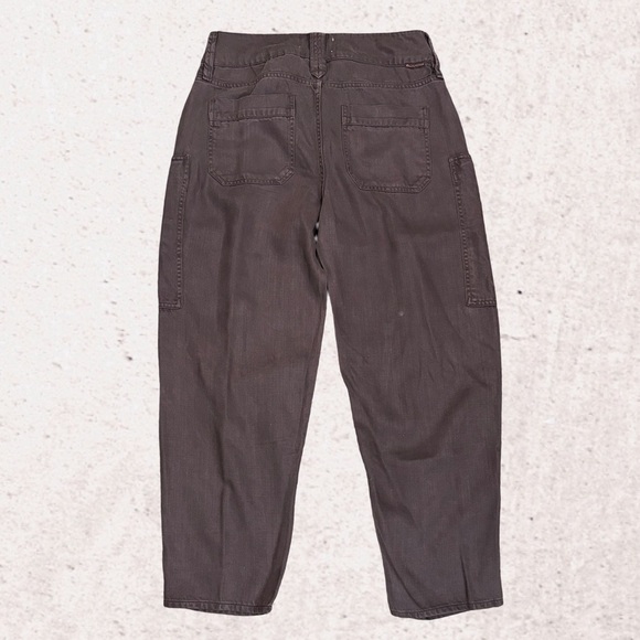 Dear John Women's Cropped Jeans - Dark Brown - Picture 2 of 4